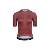 Jersey De Ciclismo Mujer M/C Solid Marsala Red 2.4